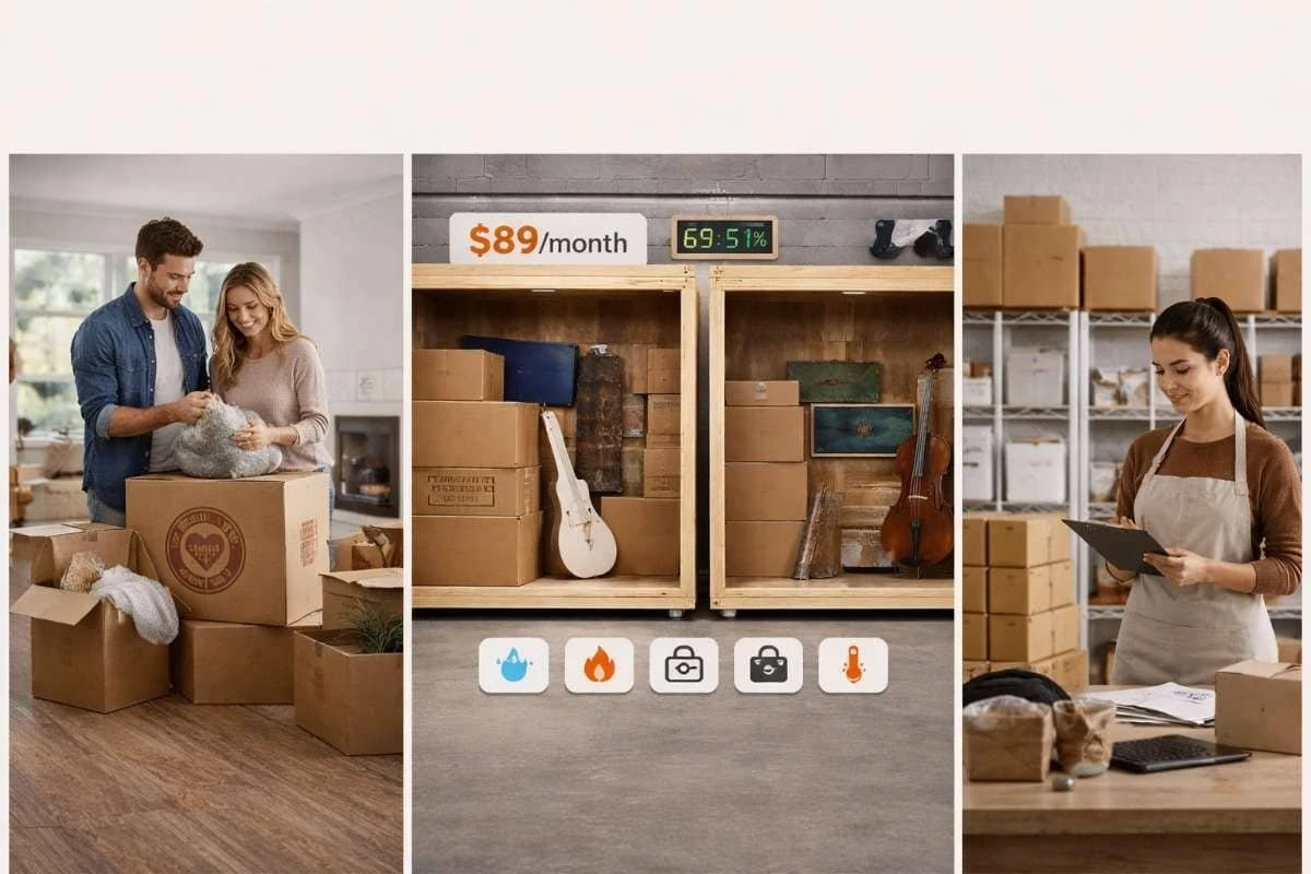 Smart Penny Moving storage unit in Houston
