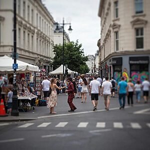 Organized moving supplies including boxes and packing materials for efficient relocation