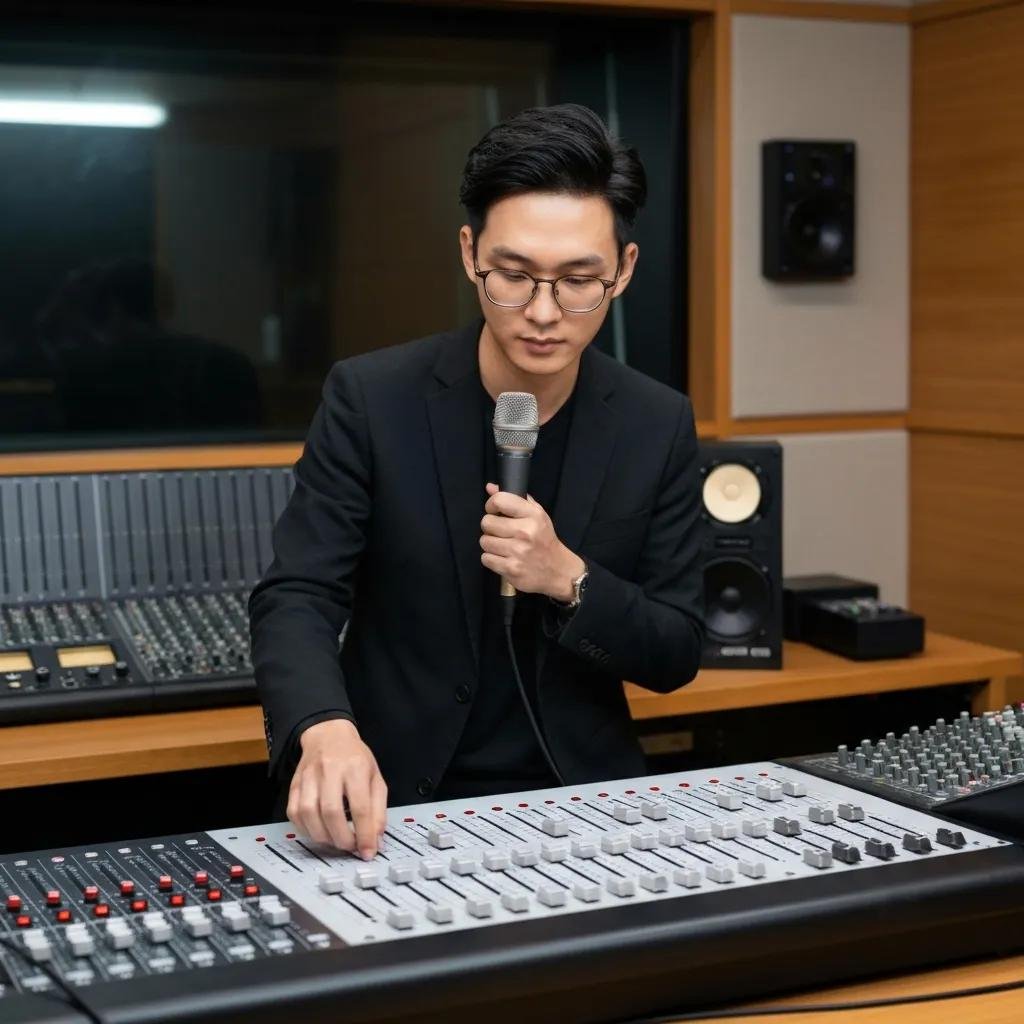Worker measuring office space and cataloguing items for a commercial move